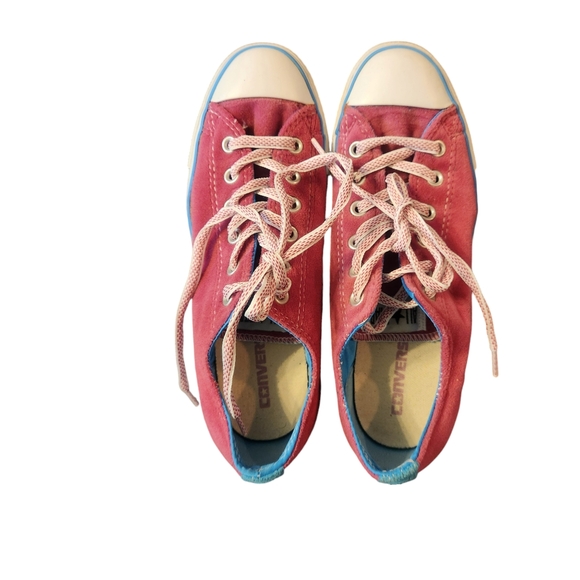 Converse Shoes - Hot pink suede converse. Unisex. Size 9 women. Size 7 men.
